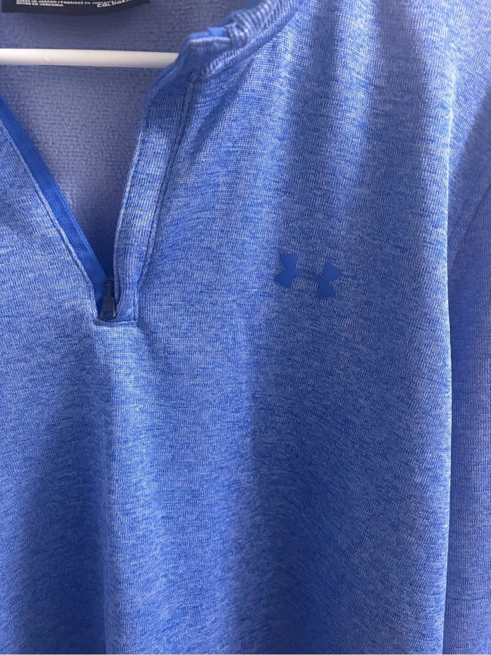 Under Armour Men’s Coldgear Blue Quarter-Zip Performance Pullover